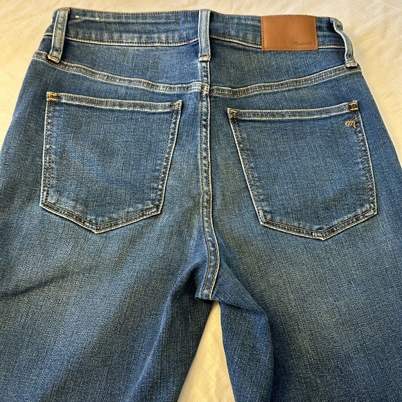 Madewell Curvy Roadtripper Skinny Jeans SZ 28 High Waist Medium Wash - Picture 7 of 9